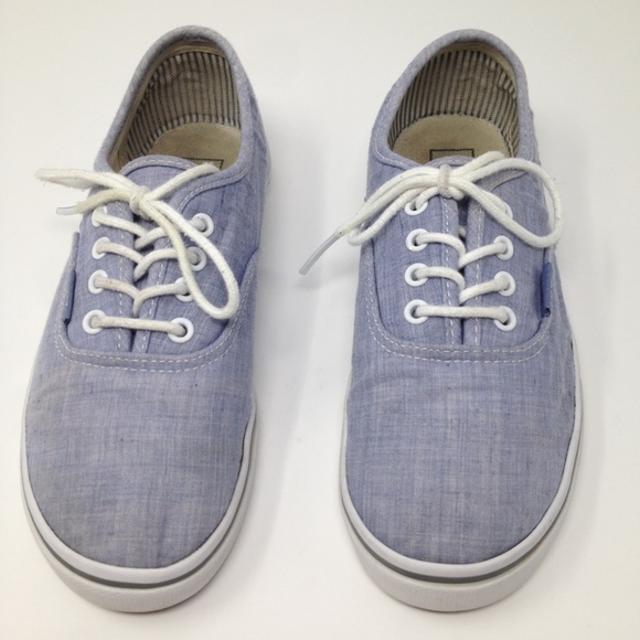 Vans Other - Vans Youth Unisex Blue White Size 3 Lace-Up Shoes